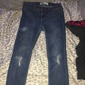 Ripped skinny jeans, Brand: Old Navy